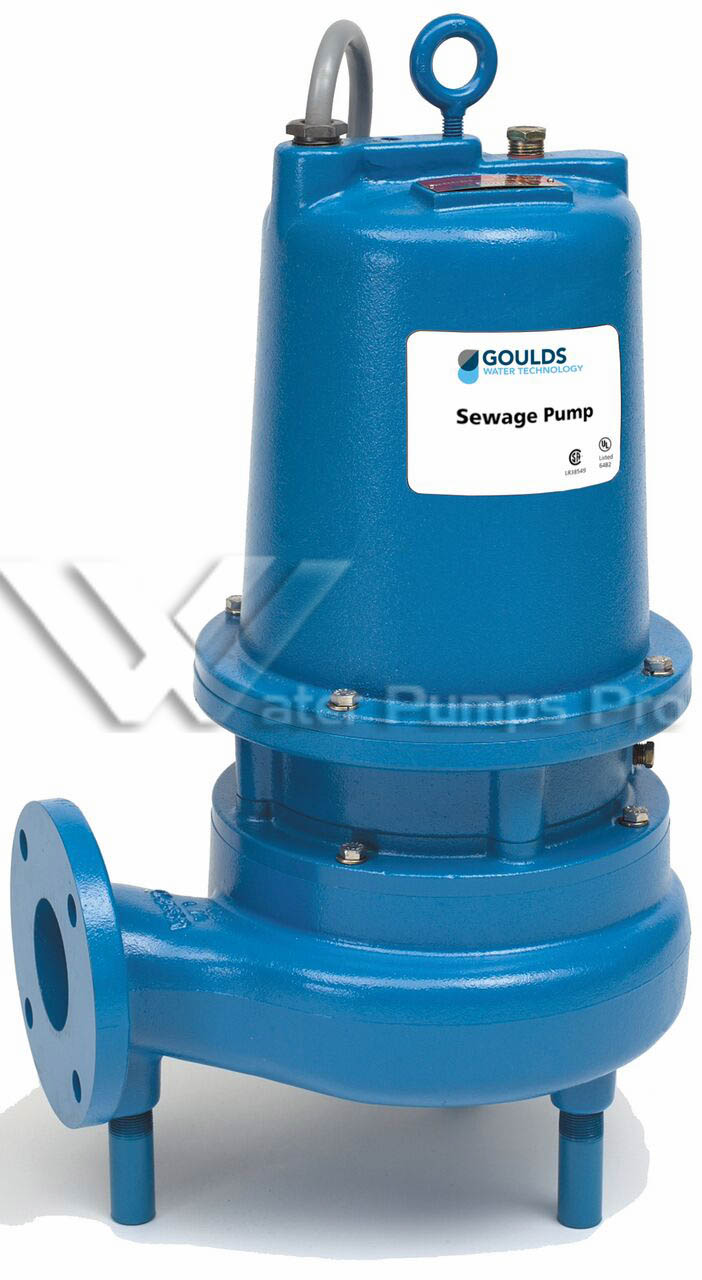 Goulds WS2038D3 Submersible Sewage Pump 2HP 200V 3 Phase