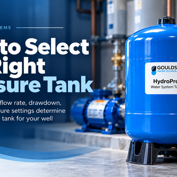 How to Select the Right Pressure Tank