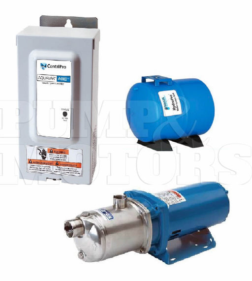 1151AB22HM1E2D0 Goulds Pump Motor Tank & VFD Controller 1HP 115V
