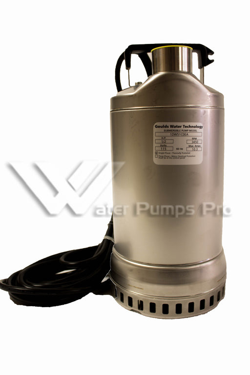 Goulds 1DW51C3EA 1/2 HP 3PH 230V 1DW 3/8" Solids Dewatering Pump