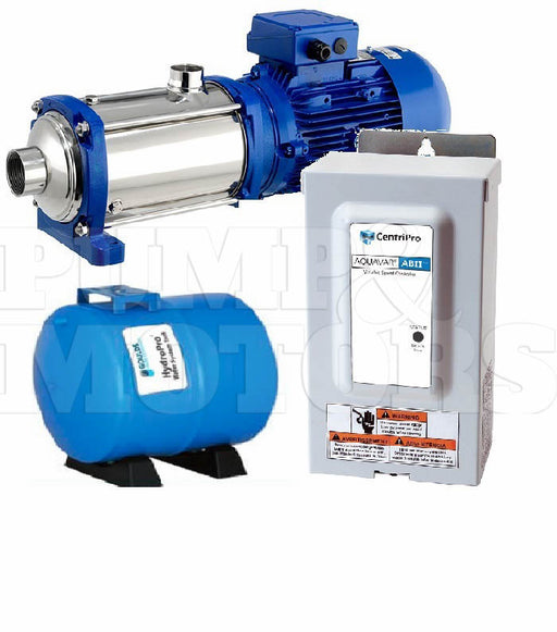 2AB210HM02 Goulds Pump, Motor, Tank & VFD Controller 2HP 230V