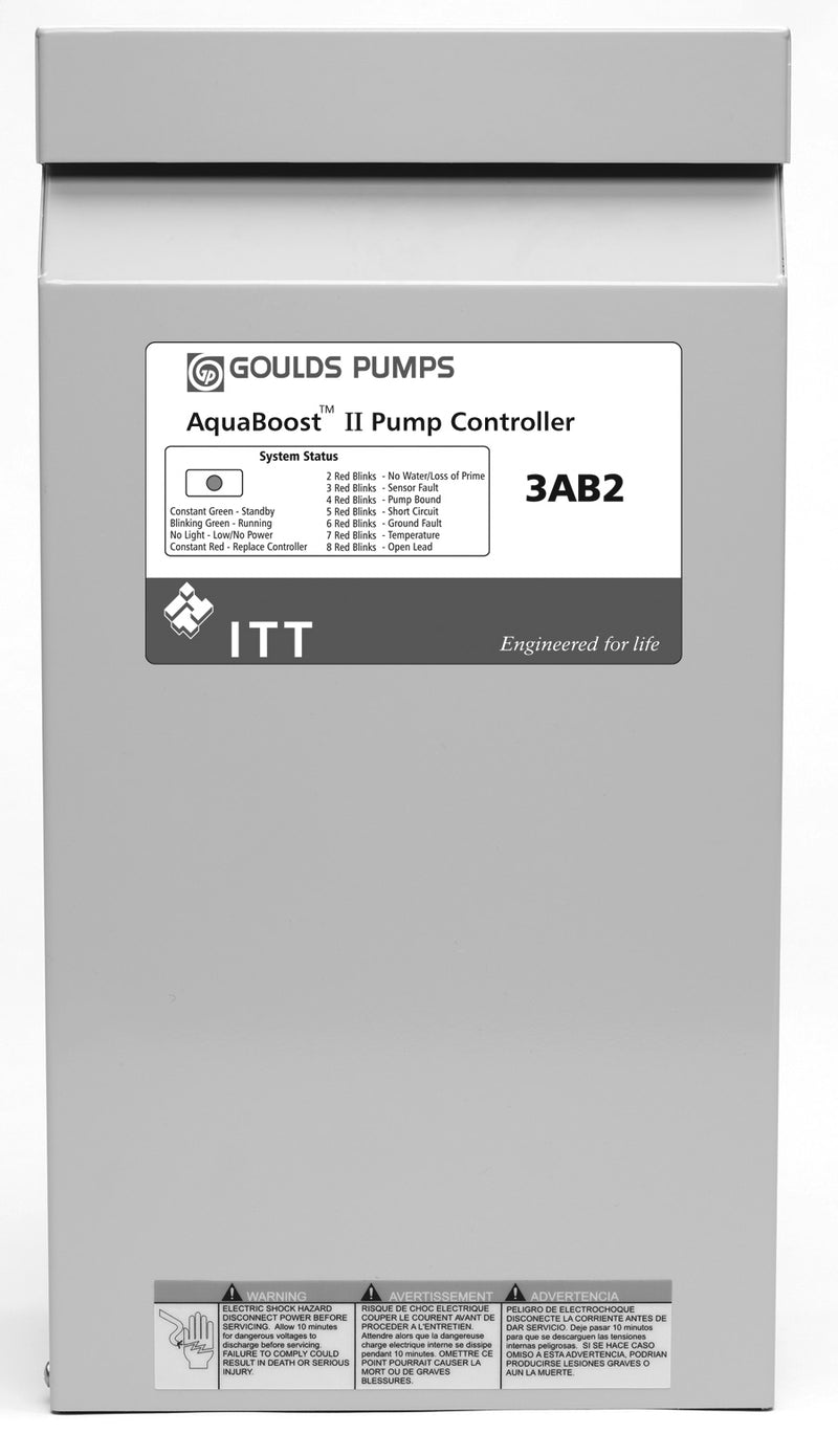 Goulds 3AB2 Aquavar ABII  Varible Speed 3HP 208/230V