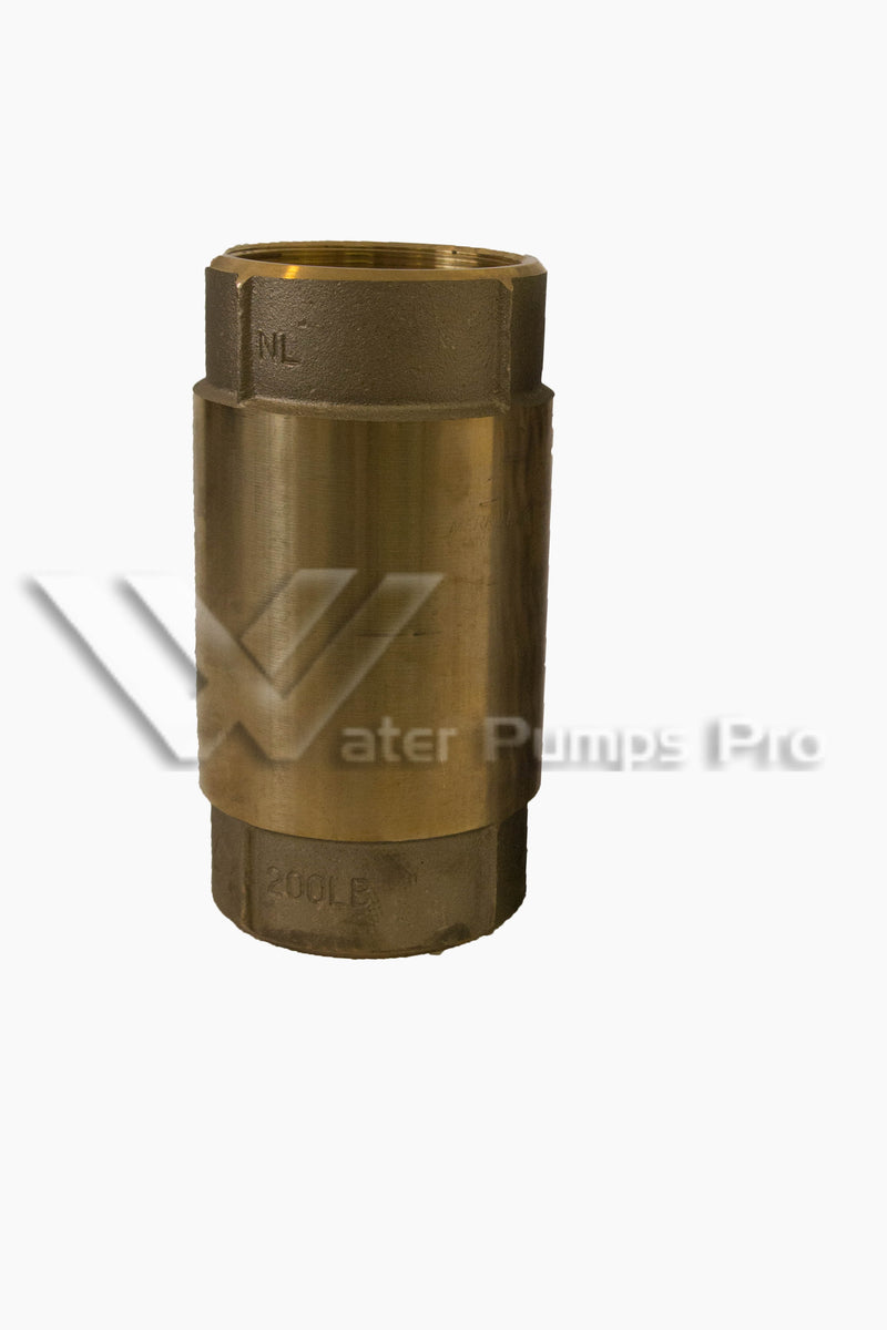 Merrill CVNL400 4" No-Lead Brass Check Valve