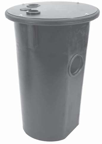 Goulds CWK23 Unassembled Basin Kit,18"x30" Roll Top Polyethylene