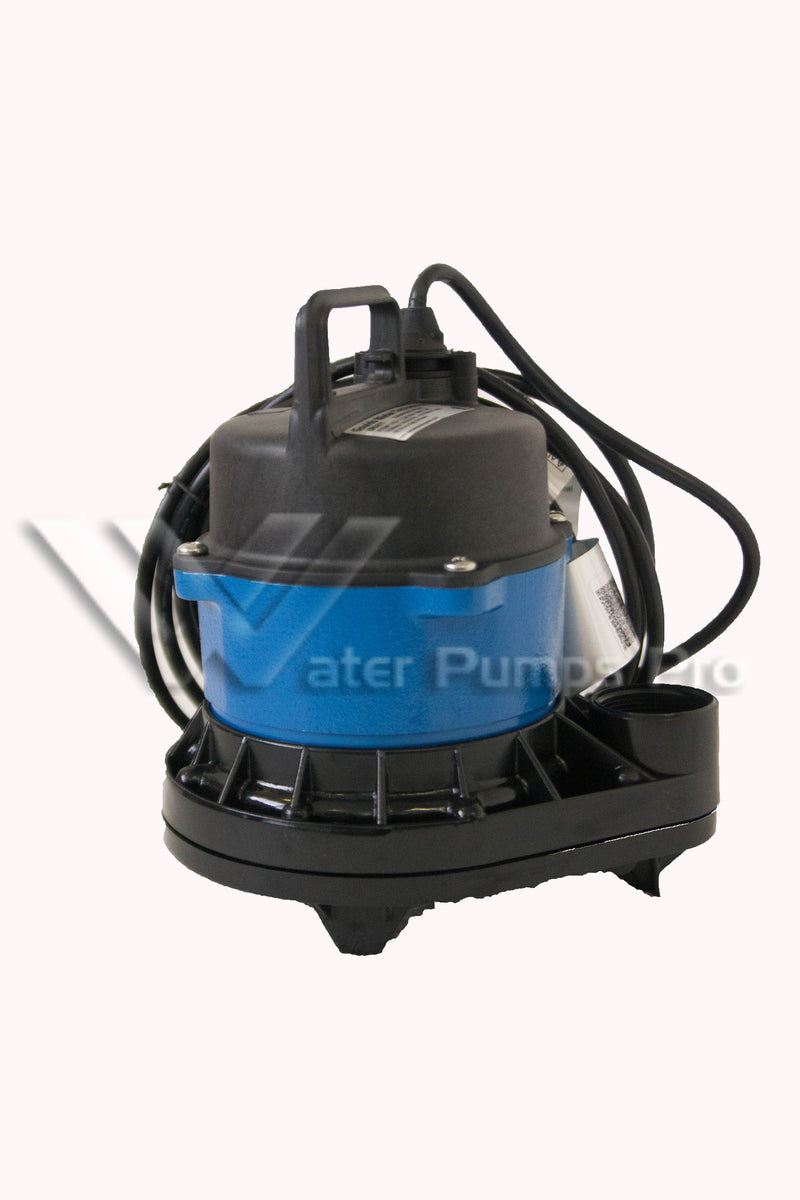 Goulds EP0411, Model 3871 – Submersible Effluent Pump, 4/10 HP, 115 Volts, 1 Phase, 1-1/2" NPT Discharge, 55 GPM Max, Manual, 10 ft Cord