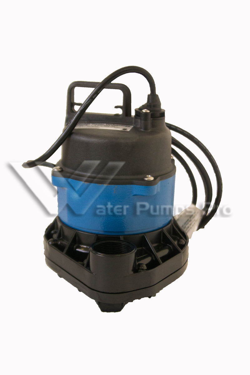 Goulds EP0412, Model 3871 – Submersible Effluent Pump, 4/10 HP, 230 Volts, 1 Phase, 1-1/2" NPT Discharge, 55 GPM Max, Manual, 10 ft Cord