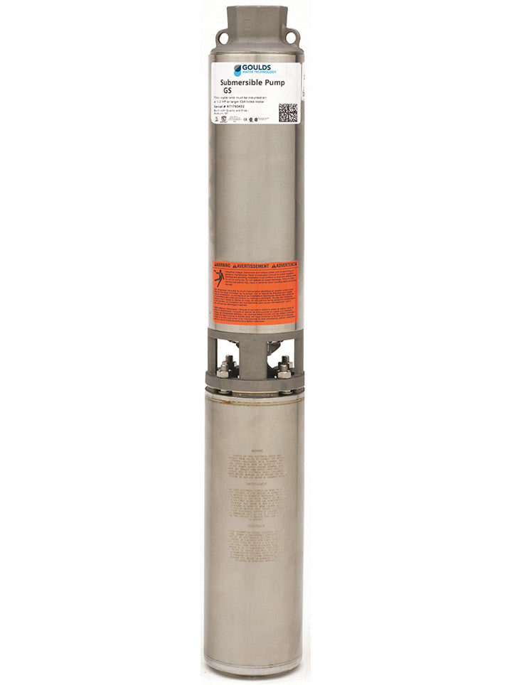 Goulds 33GS50432C 33GPM 5HP Submersible Water Well Pump 230V New Model:[35GS50432C]