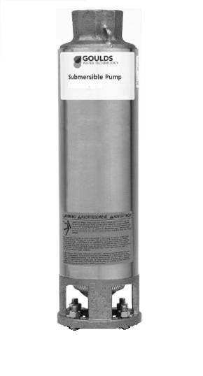 Goulds 10LS20 4" Submersible Water Well Pump End 2HP Motor Req New Model:[10GS20]