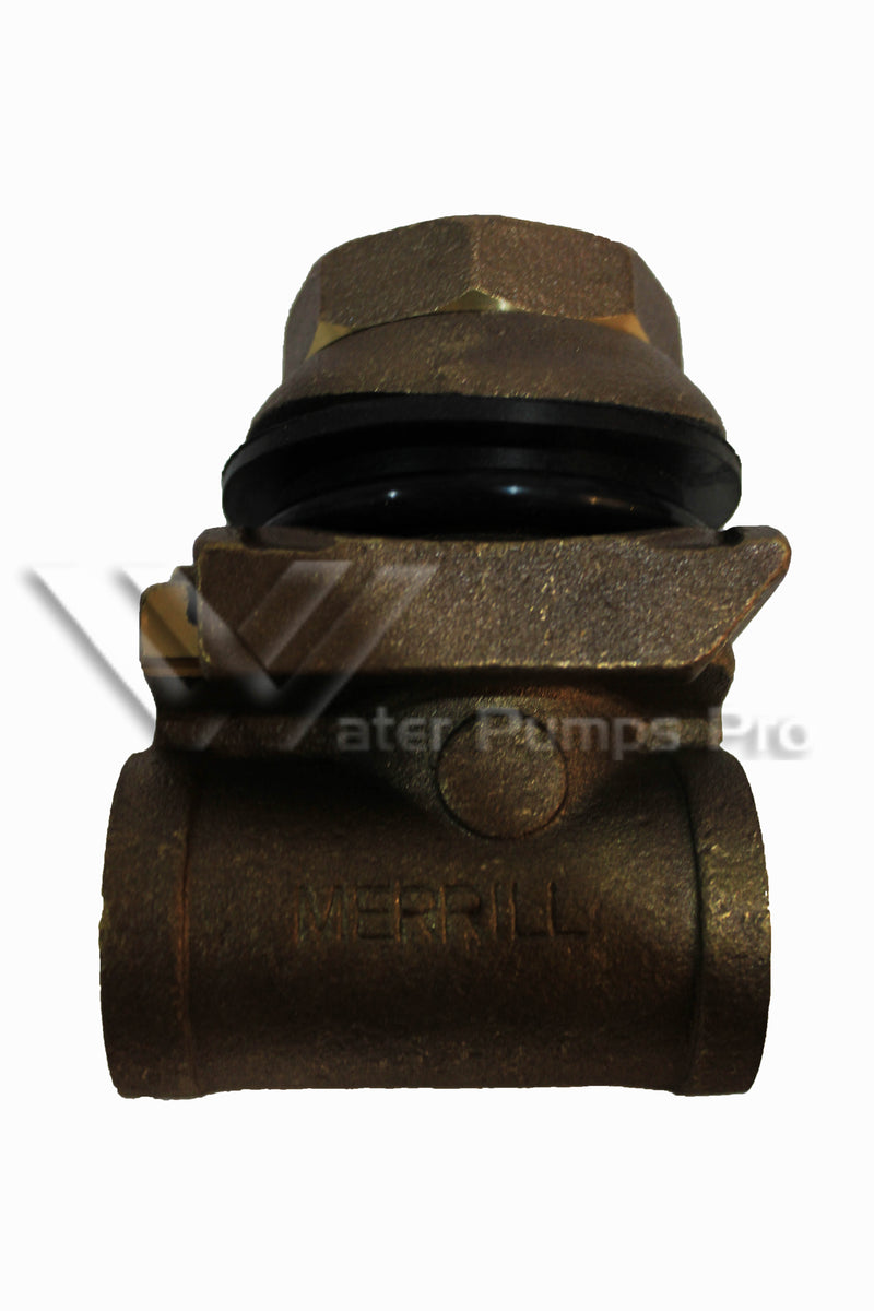 Merrill MBNL225 No-Lead Brass Pitless Adapter, 1-1/4"