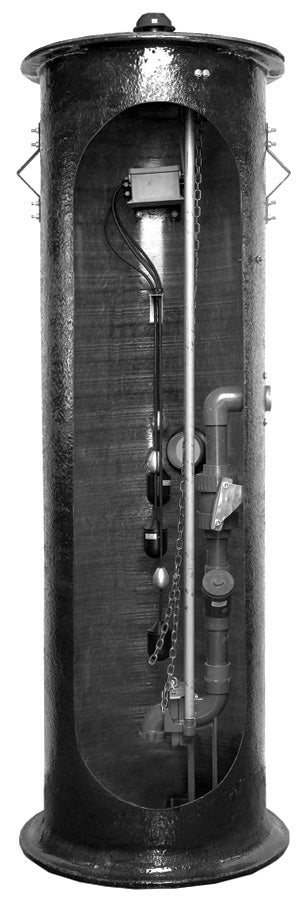 Goulds S20B24120 Simplex Assembled Basin & Guide Rail Kits