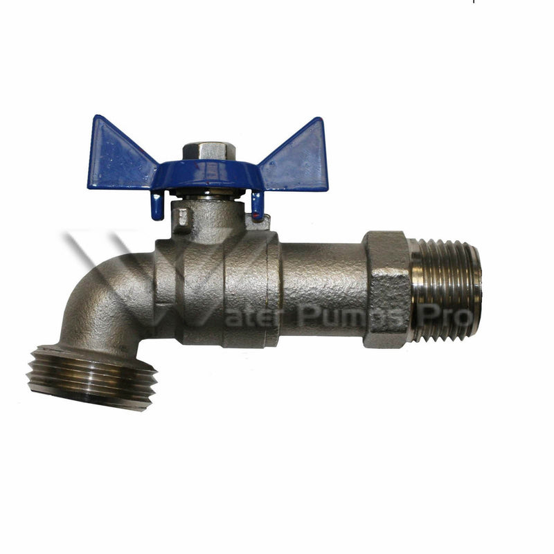 Merrill SSBD50 1/2" Stainless Steel Boiler Drain with Hose Bibb