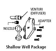 Goulds FH15 Shallow Water Well Jet Assembly 1.5HP J15
