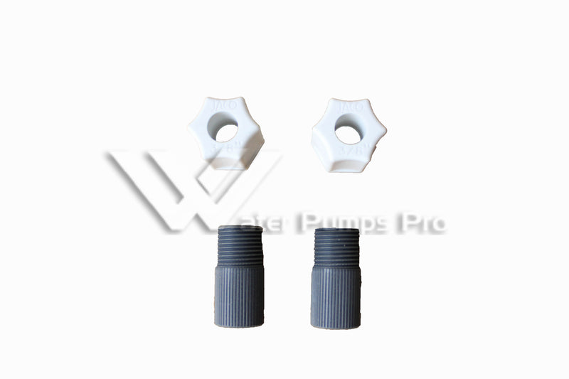 Stenner UCADPTR Connecting Nut 3/8" with Adapter 2 pack