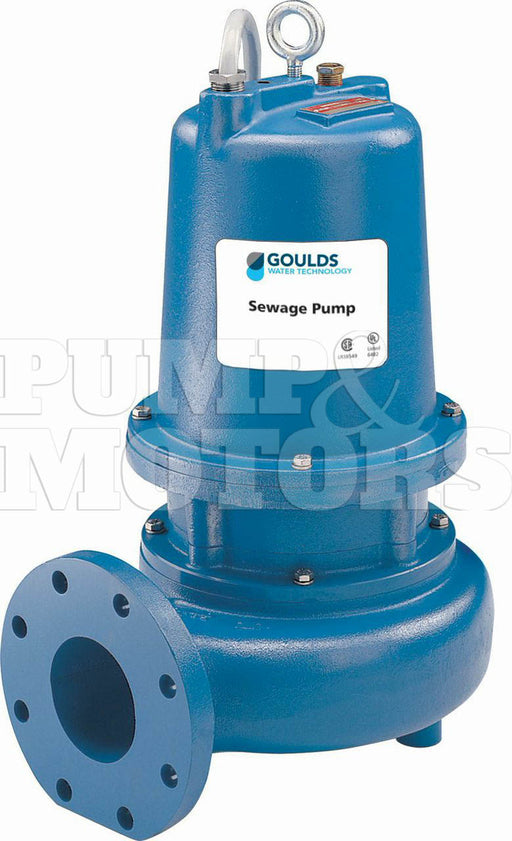 Goulds WS1532D4 1-1/2 HP Submersible Sewage Pump