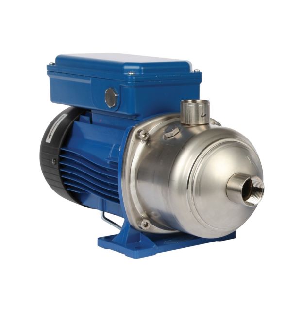 Goulds 5HM03N07T6PBQE – Multi-Stage Booster Pump, e-HM Series, 1 HP, 208-230/460V, Three-Phase, 3-Stage, 1" NPT Discharge, Stainless Steel