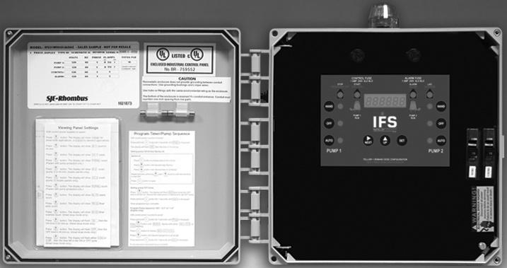 Goulds D3IFS1625 Duplex 3 PH IFS Panel, 1.6-2.5 Amps