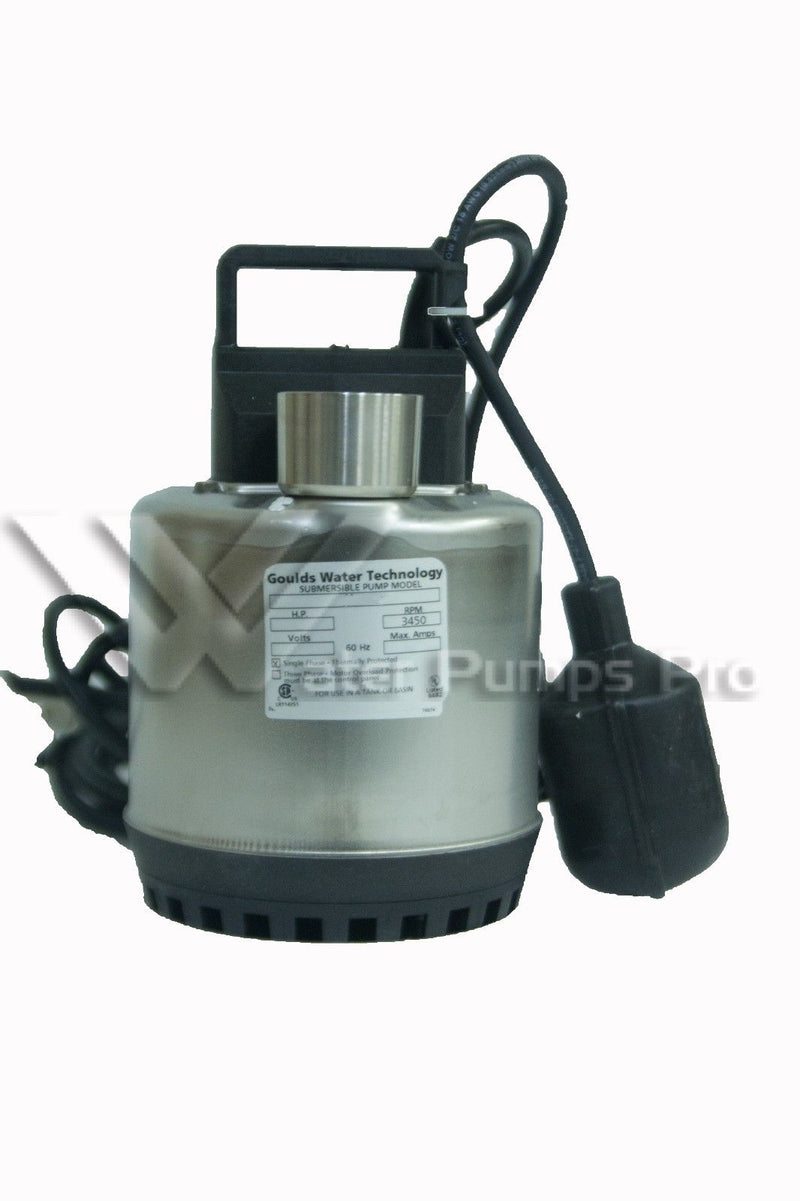 Goulds LSP0311AT 1/3 HP 115V- Submersible Sump Pump