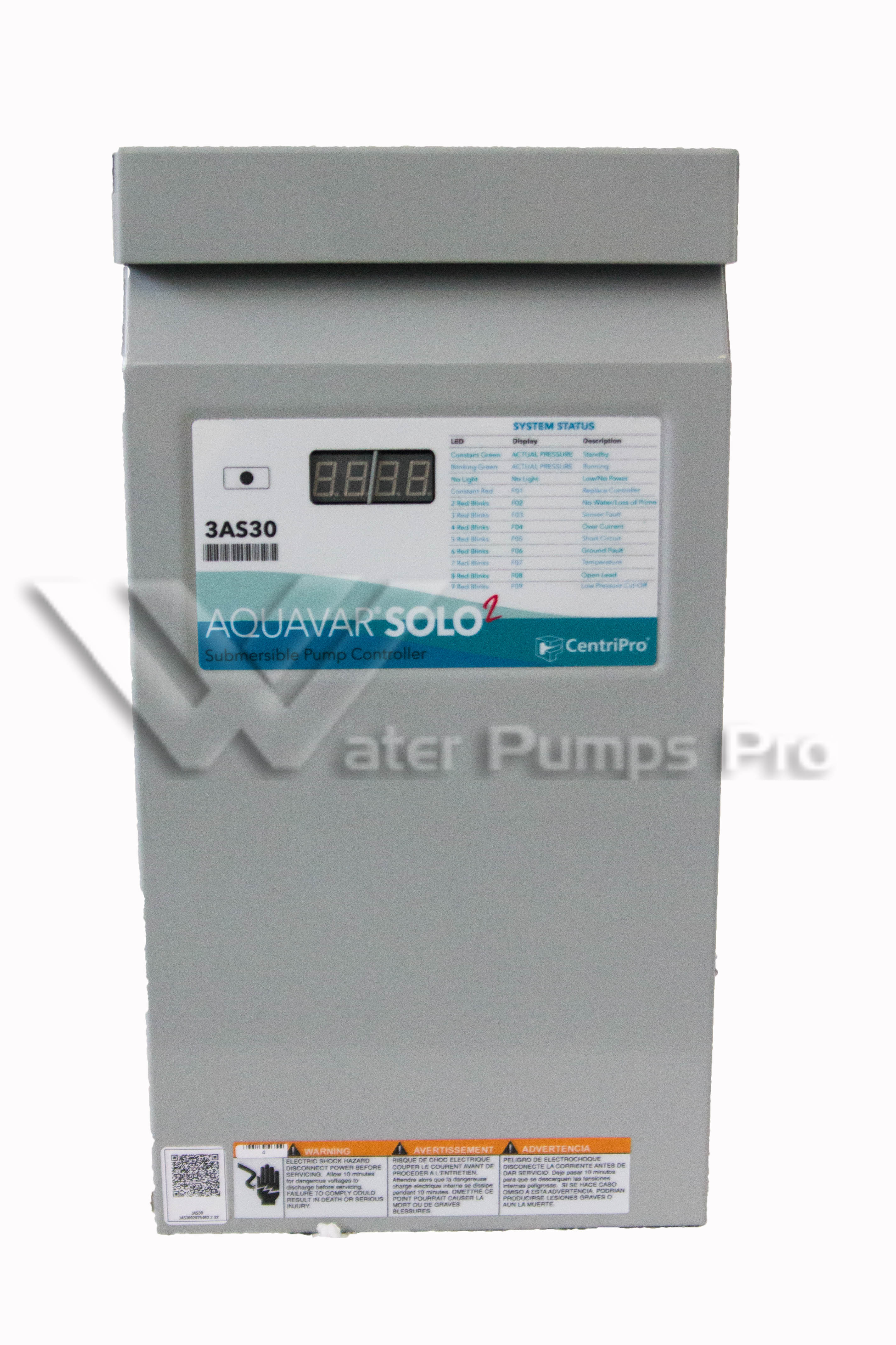 Goulds 3AS30 replaces BF30 Aquavar SOLO Sub Pump Controller 3HP