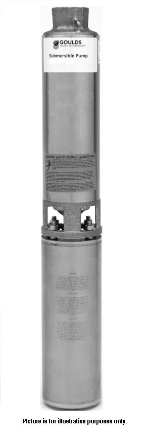 Goulds 33LS30437C 3HP Submersible Water Well Pump 575V