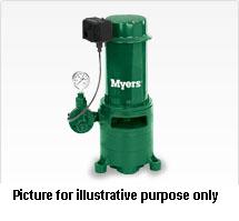 Myers MVPH-100 Vertical Stage Pump, 1 HP, 115/230 Volts - Click Image to Close