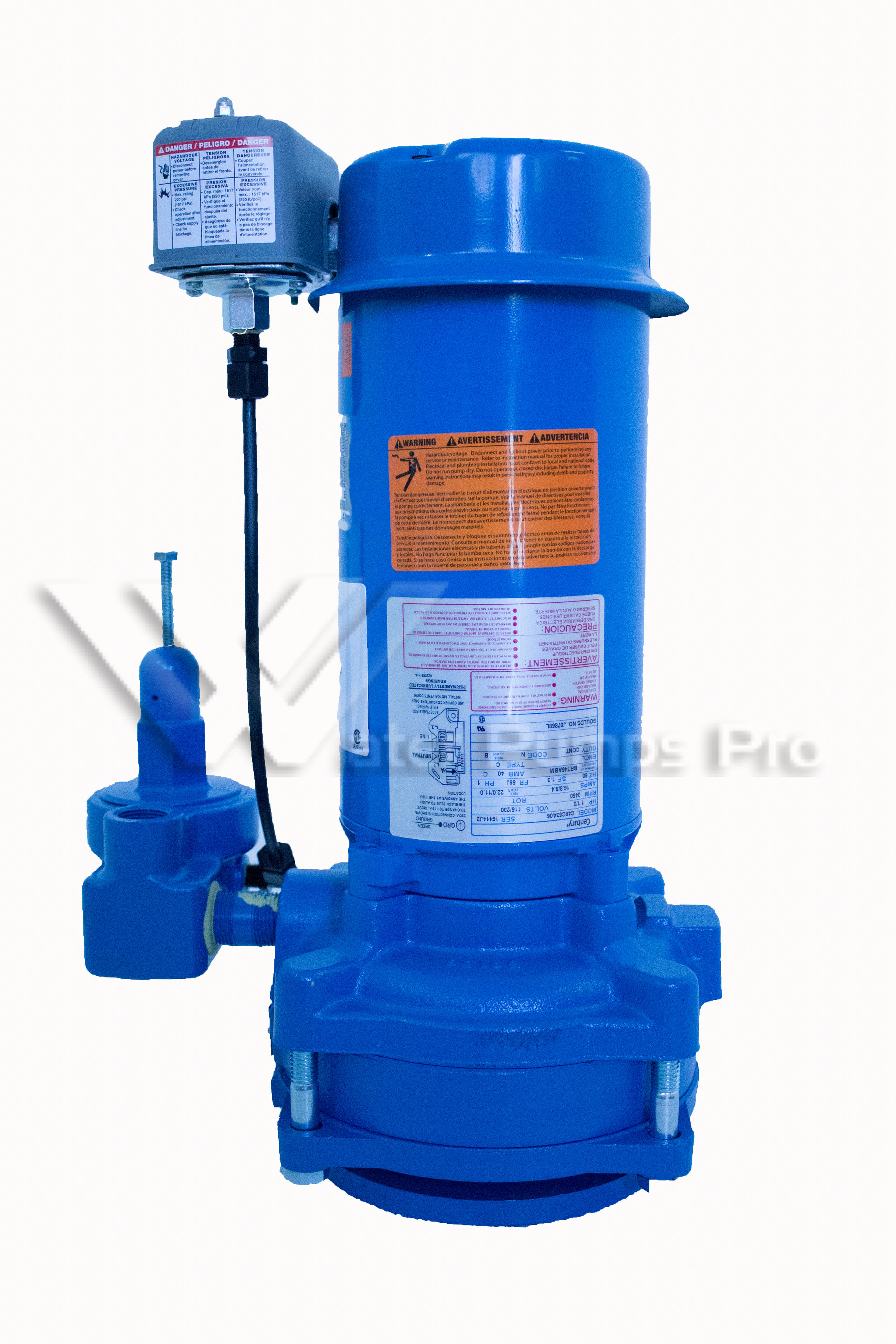 Goulds SJ10 1 HP Vertical Deep Water Well Jet Pump 1PH - Click Image to Close